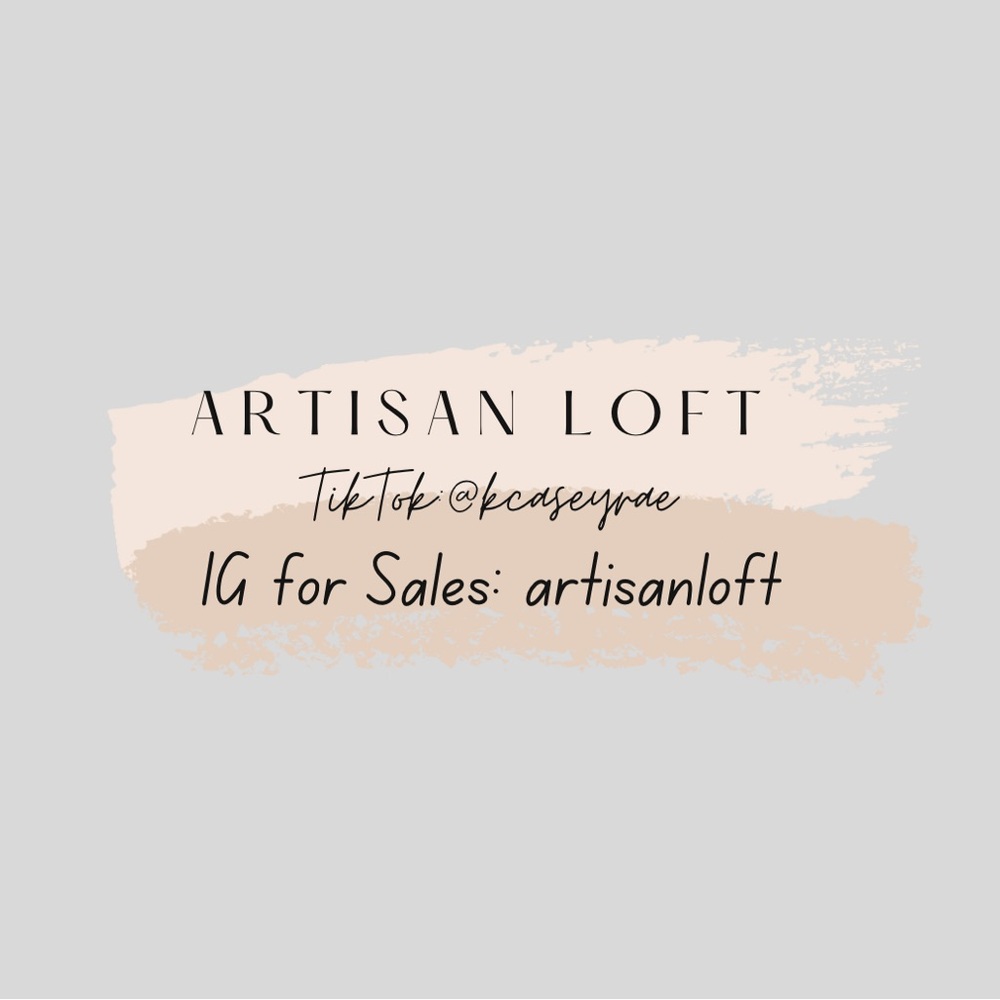 Artisan Loft Beige and Black Print